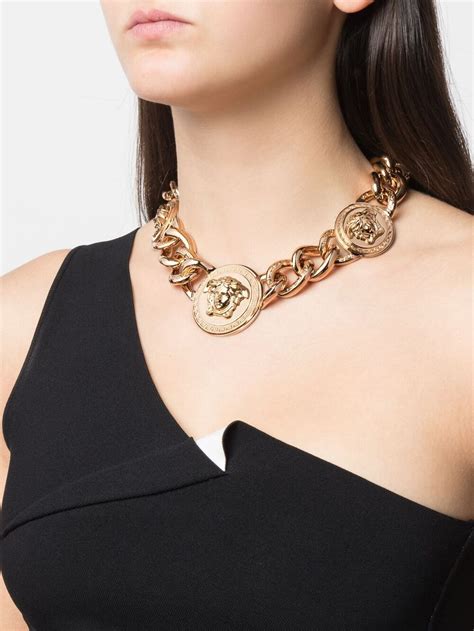 versace necklace cheap|versace necklace for women.